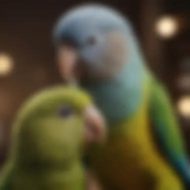 Genetic Traits of Parakeets A graphical representation of genetic traits in parakeets, illustrating inheritance patterns.