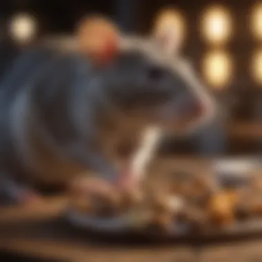 Nutritional Values of Rat Treats A detailed chart showcasing nutritional values of different rat treats
