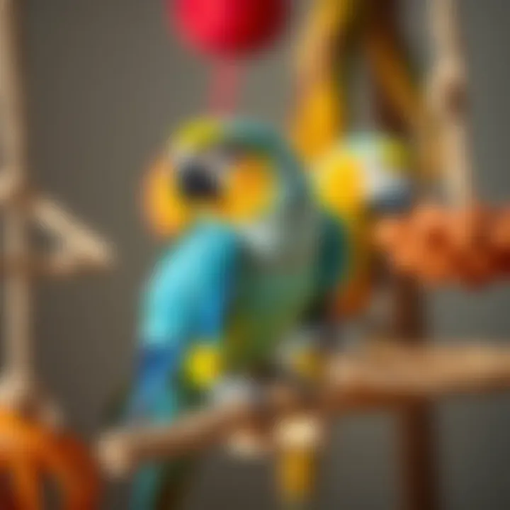 Safe and Natural Bird Toys Safe bird toys made from natural materials