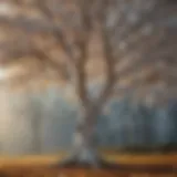 A majestic White Tree showcasing its vibrant foliage