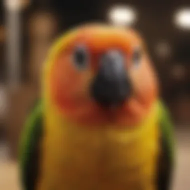 A selection of conures available at PetSmart