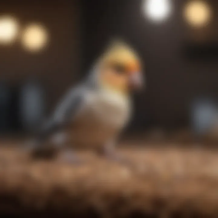 Different types of pellets for bird nutrition