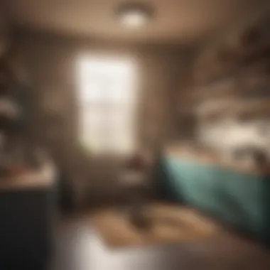 Cozy Avian Veterinary Clinic A cozy avian veterinary clinic setting with bird supplies.