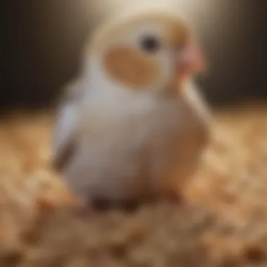 Variety of grains and seeds beneficial to cockatiel health
