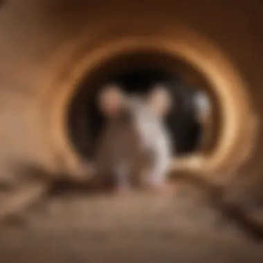 DIY cardboard tunnel for pet rats