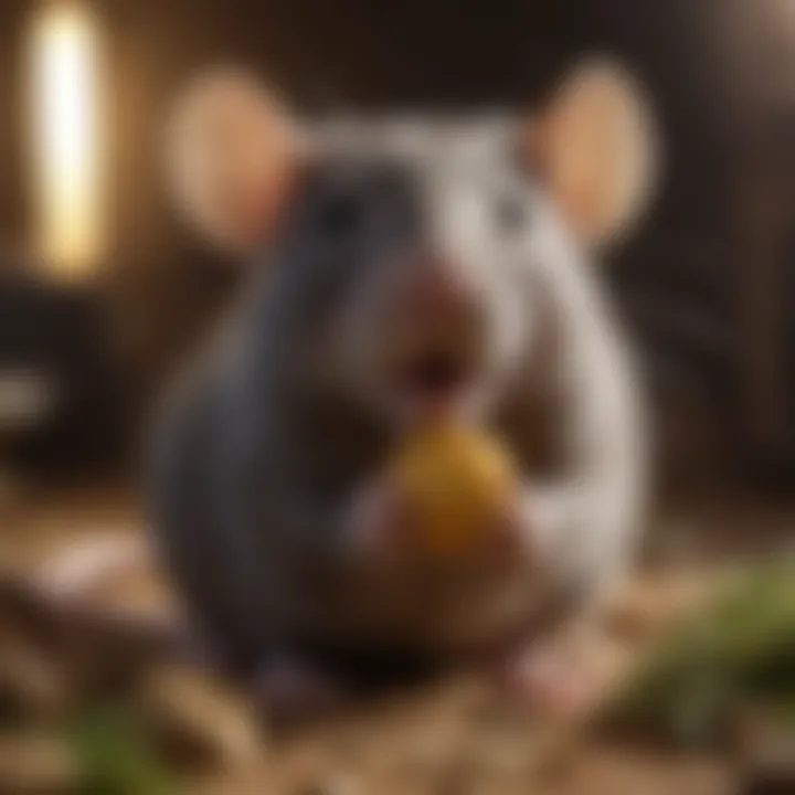 Chew toys made from natural materials for rats