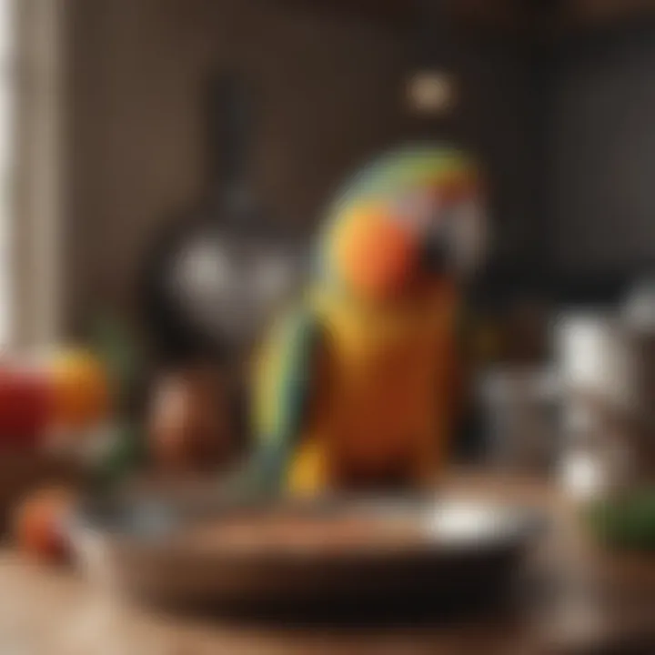 Potential hazards of unsafe cookware for parrots