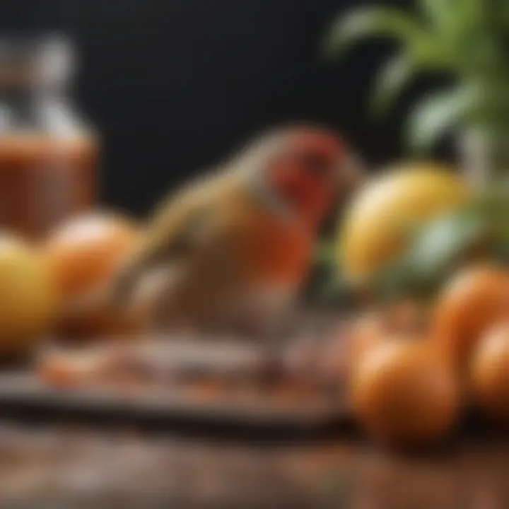 Nutritional ingredients of finch food analyzed