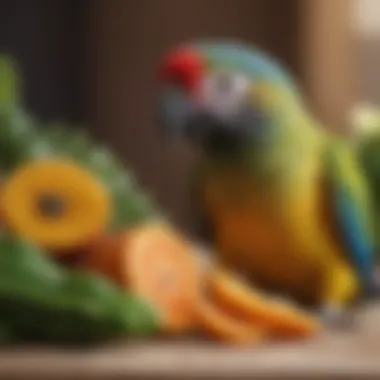 Nutritious Fruits and Vegetables for Your Parrot Fresh fruits and vegetables suitable for Indian Ringnecks