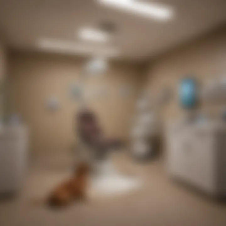 Modern examination room at Kruger Animal Hospital