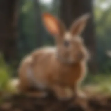Understanding Rabbit Digestion Diagram illustrating rabbit digestive anatomy