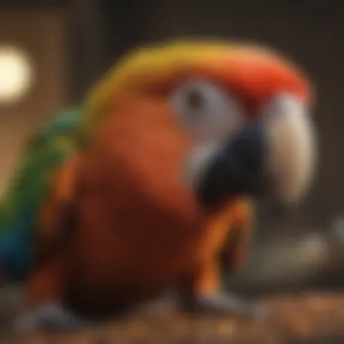 Local Supplier of High-Quality Parrot Food Local supplier showcasing high-quality parrot food