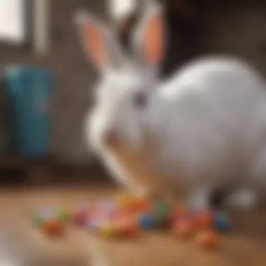Using Treats as Positive Reinforcement in Bunny Training A selection of positive reinforcement treats for bunnies