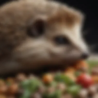 Mazuri Hedgehog Food Texture and Color A close-up of Mazuri Hedgehog Food showcasing its texture and color