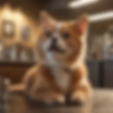 Importance of Preventive Care in Pet Health A serene pet clinic showcasing preventive care practices for pets