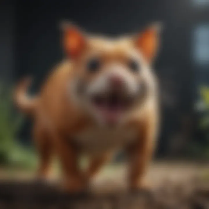 A happy and healthy carnivorous pet after recovery, showcasing vitality.