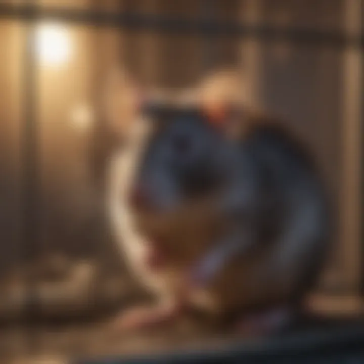 Close-up of durable materials used in rat cages