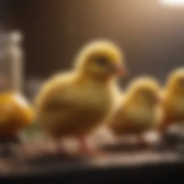 Chick care techniques for better development