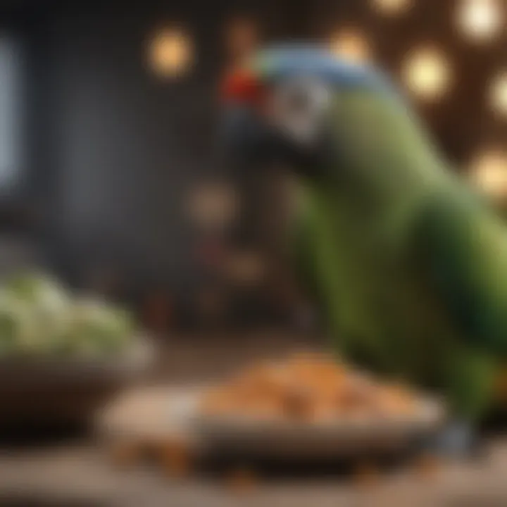 Nutritional breakdown of popular parrot food ingredients