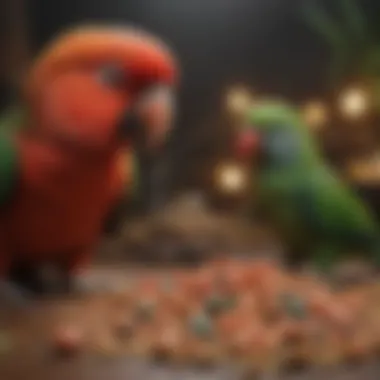 Nutritional Content of Pellets for Eclectus Parrots Detailed breakdown of the nutritional content in pellets for parrots