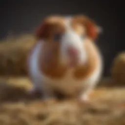 Fresh hay as a vital part of a guinea pig's diet