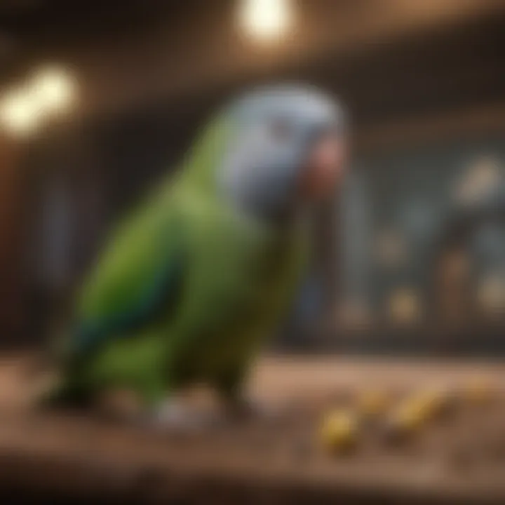 High-quality pellets specifically formulated for parakeets