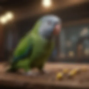 Premium Pellets for Parakeet Health High-quality pellets specifically formulated for parakeets