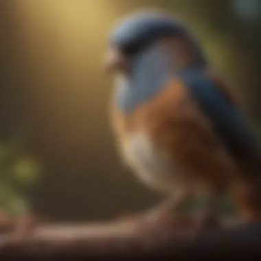 Rehabilitating a bird with a broken wing