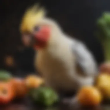 Nutritious Fresh Produce for Cockatiels Fresh fruits and vegetables suitable for cockatiels