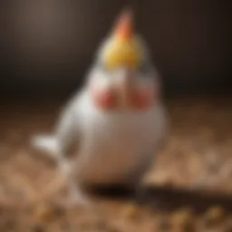A vibrant array of seeds and pellets for cockatiels
