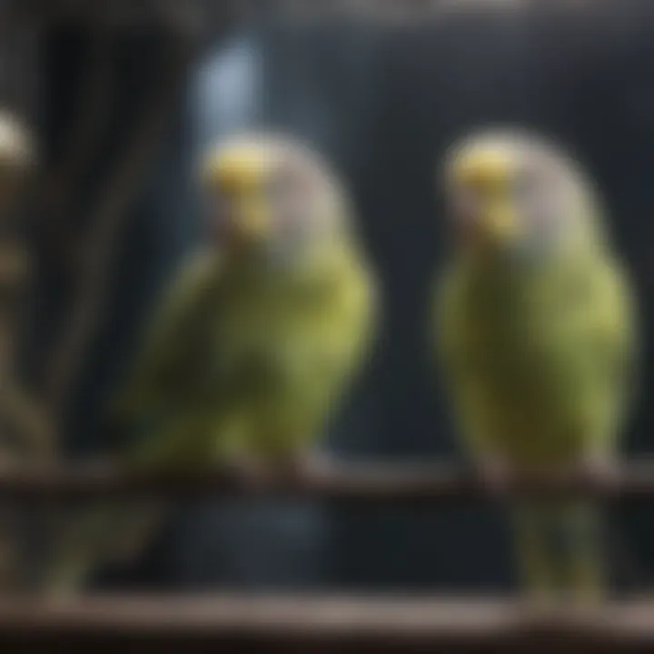 Proper cage placement for budgie well-being