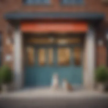 Welcoming Entrance of Southside Clinic Exterior view of Southside Dog, Cat, and Bird Clinic showcasing its welcoming entrance