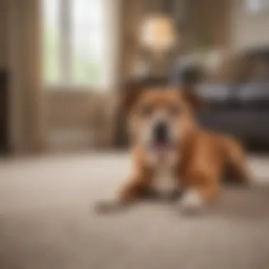 Creating a Healthy Home for You and Your Pet A happy pet on a freshly cleaned carpet