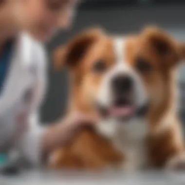 Importance of Regular Check-ups A happy pet being examined by a veterinarian