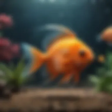 Vibrant Tropical Fish in a Spacious Aquarium A spacious aquarium showcasing vibrant tropical fish
