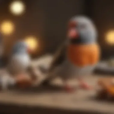 Essential Supplies for Zebra Finch Owners An organized setup of zebra finch supplies at Petco