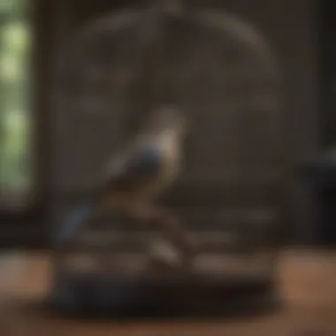 Measuring a bird cage for appropriate dimensions