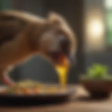 Integrating Hemp Oil into Avian Diets A bird enjoying a healthy meal with hemp oil as a supplement.