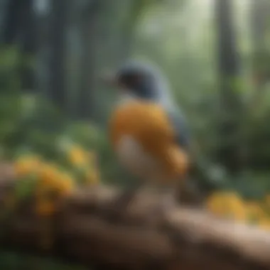 Diverse Bird Species and Allergies Illustration showcasing various bird species known to trigger allergies.