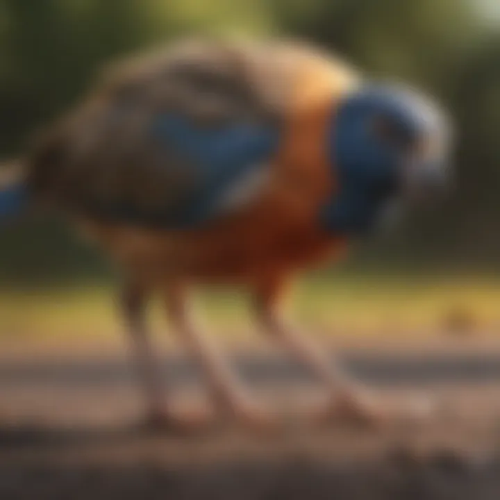Visual representation of common causes of bird leg injuries, including environmental hazards.