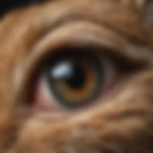 Detailed anatomy of a rabbit's eye