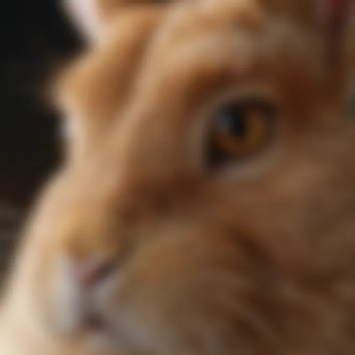 Common symptoms of eye infections in rabbits