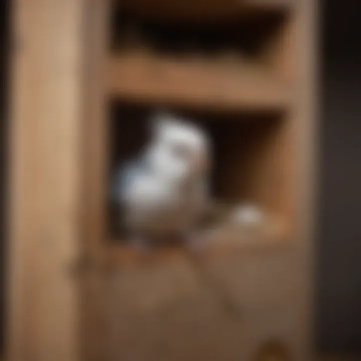 Optimal placement of cockatiel nesting boxes