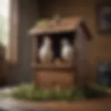 Stylish cockatiel nesting box design