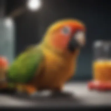 DNA Testing in Avian Genetics Laboratory setting with DNA testing equipment focused on avian genetics.