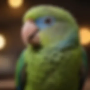 Safety features in a parakeet cage, including secure locks