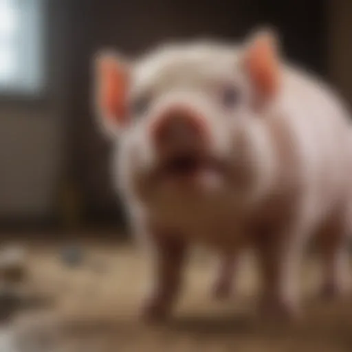 A variety of dwarf pig breeds showcasing their distinct features.