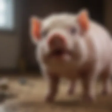 Diverse Dwarf Pig Breeds A variety of dwarf pig breeds showcasing their distinct features.
