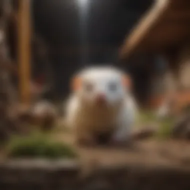 A cozy setup of tubes for ferrets in a playful environment