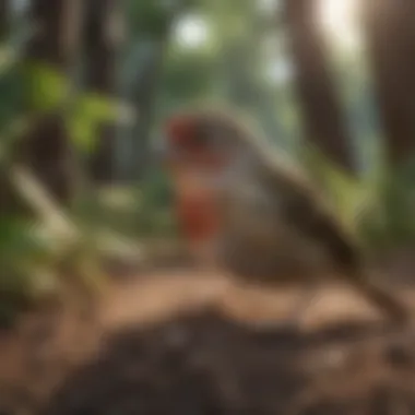 Impact of Habitat Loss on Finch Populations Infographic illustrating the impact of habitat loss on finch populations.